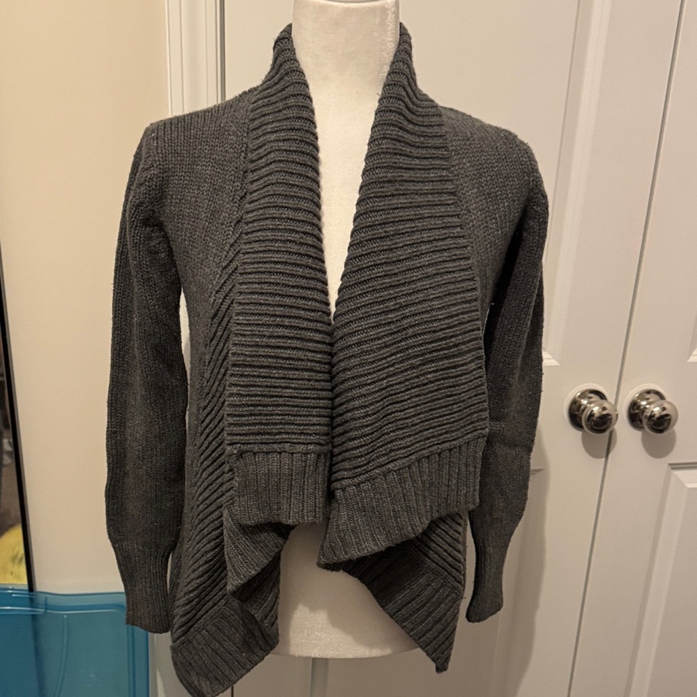 Gray Women's Wool Blend Sweater